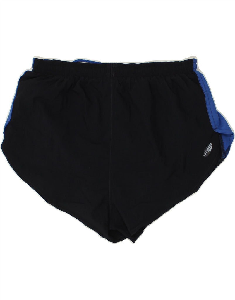 ASICS Womens Sport Shorts UK 18 XL Black | Vintage Asics | Thrift | Second-Hand Asics | Used Clothing | Messina Hembry 