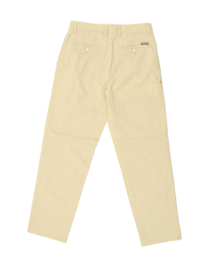 PIERRE CARDIN Mens Pegged Chino Trousers IT 48 Medium W32 L31  Beige Vintage Pierre Cardin and Second-Hand Pierre Cardin from Messina Hembry 