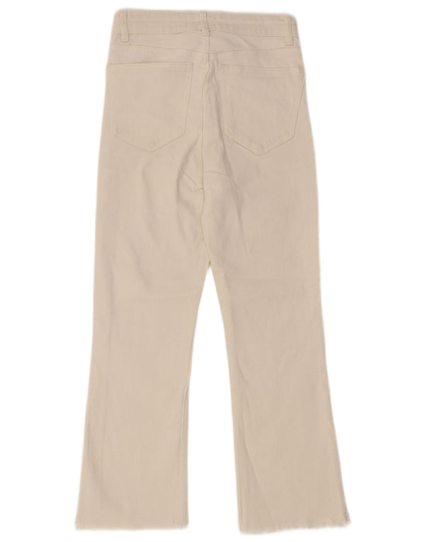 Zara Womens Straight Jeans EU 36 XS W26 L24 White Cotton