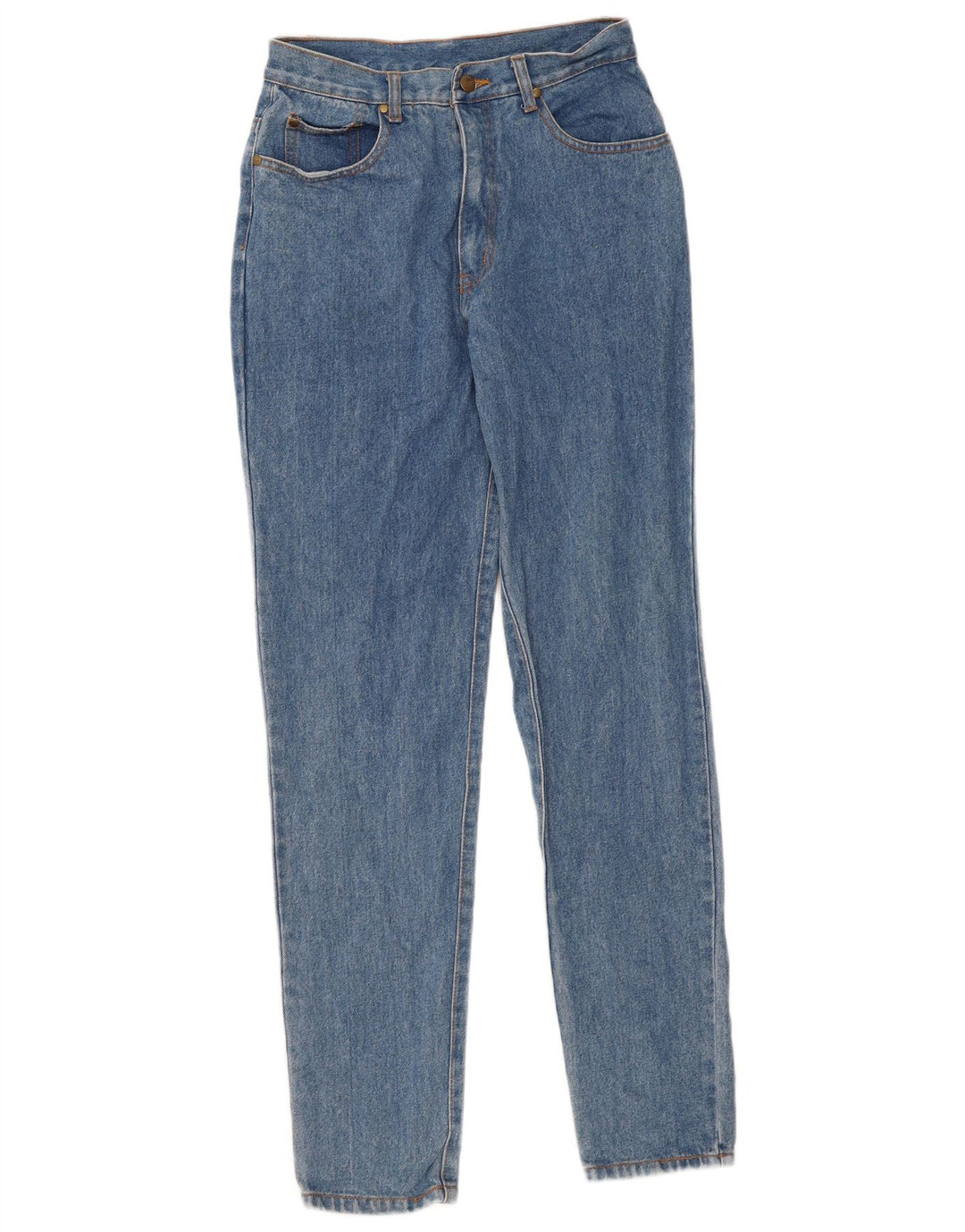 Vintage Womens Straight Jeans W28 L32 Blue Cotton