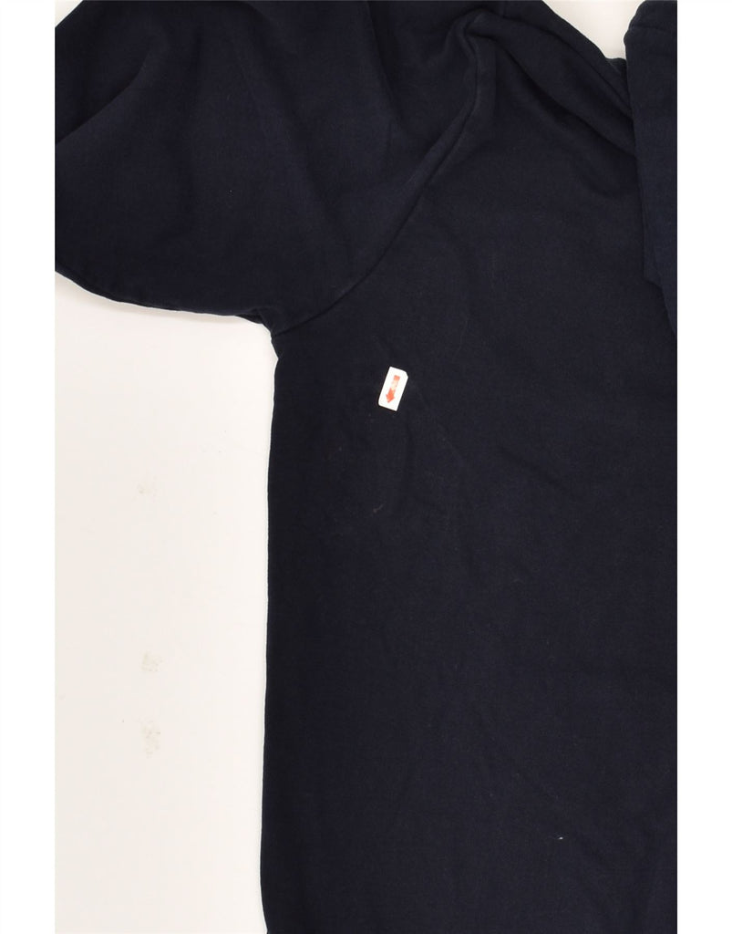 BEN SHERMAN Mens Hoodie Jumper Large Navy Blue Colourblock Cotton | Vintage Ben Sherman | Thrift | Second-Hand Ben Sherman | Used Clothing | Messina Hembry 