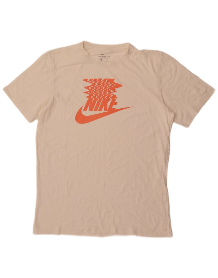 Nike Mens Graphic T-Shirt Top Large White