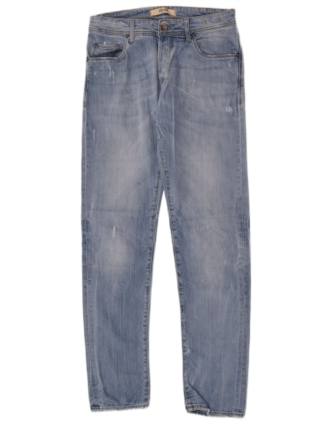 Liu Jo Mens Slim Jeans W30 L32 Blue Cotton
