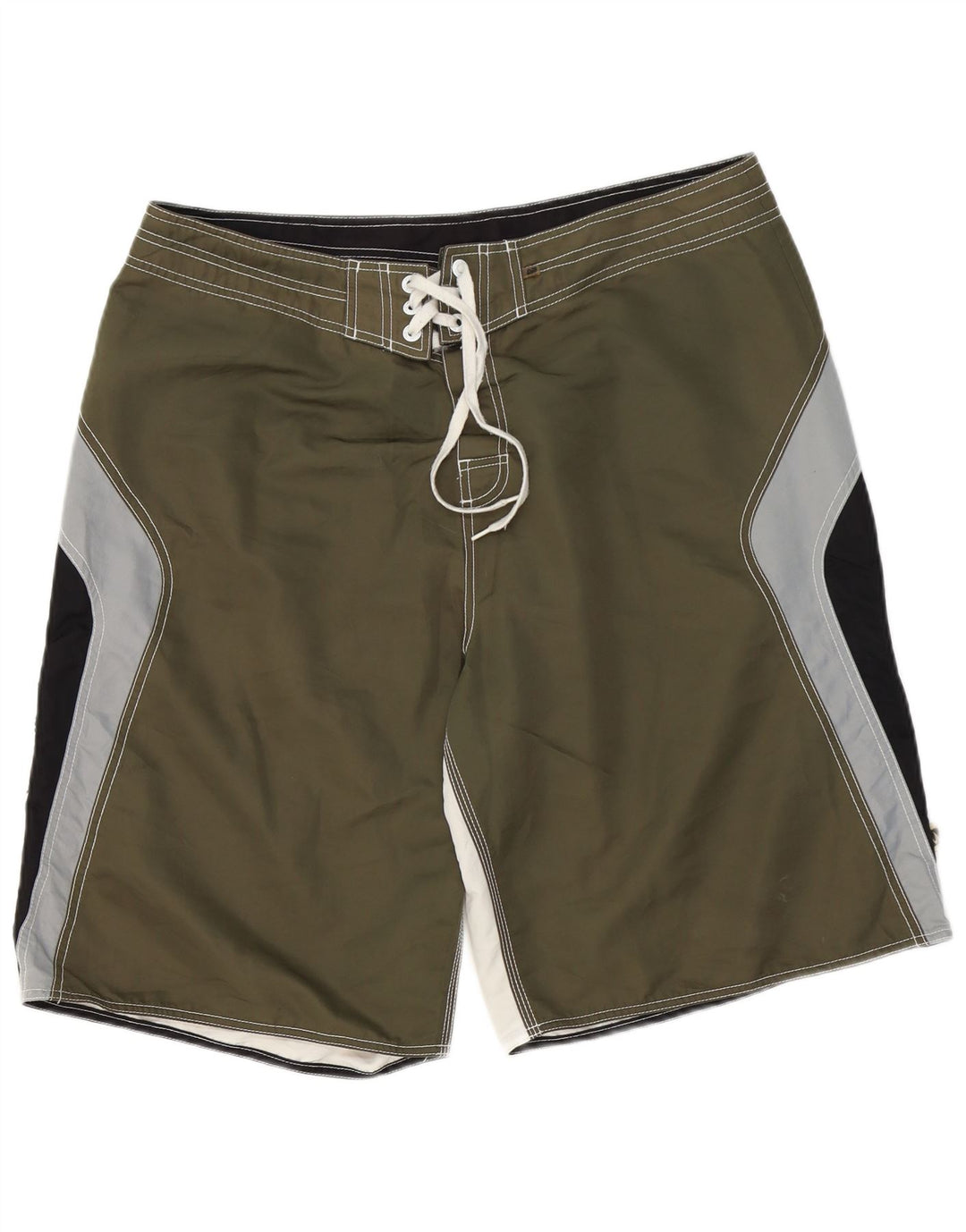 Rip Curl Mens Swimming Shorts XL  Khaki Colourblock Polyester