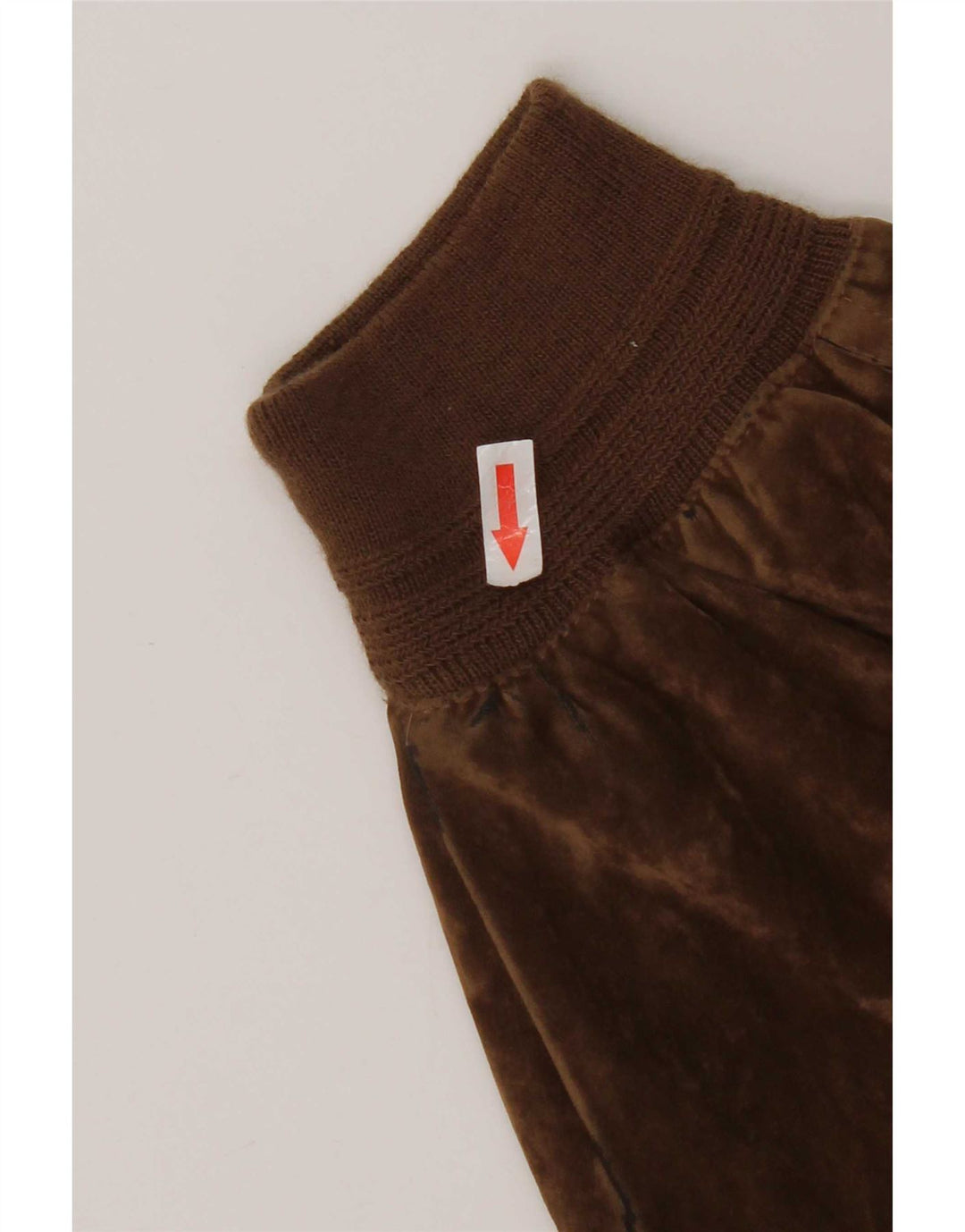 Vintage Mens Velour Bomber Jacket IT 52 XL Brown Silk