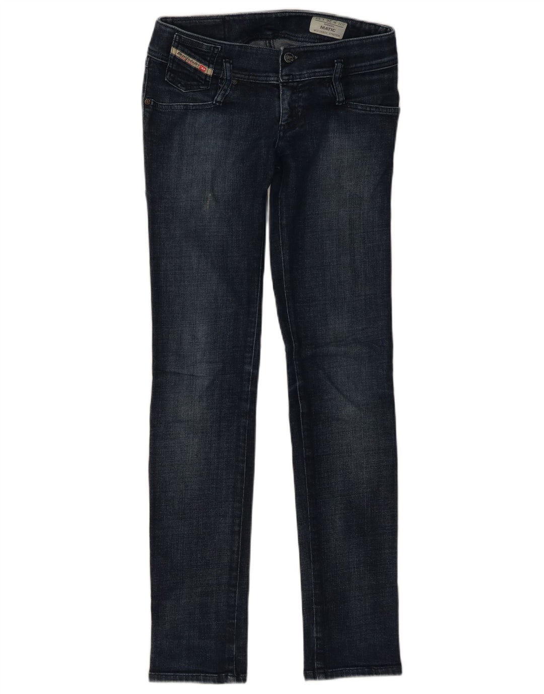DIESEL Womens Matic Skinny Jeans W26 L32  Navy Blue Cotton