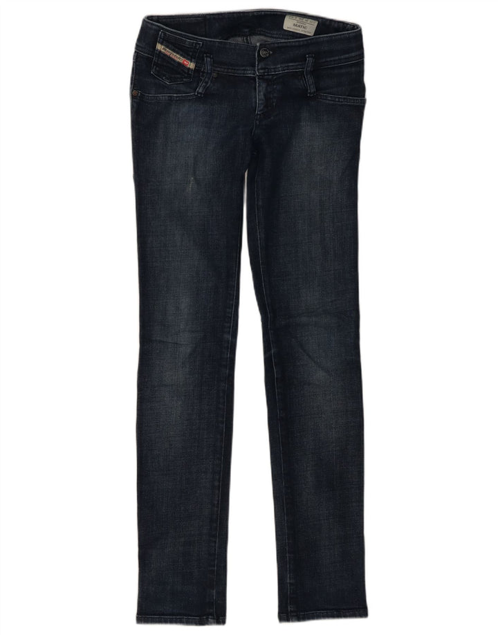 DIESEL Womens Matic Skinny Jeans W26 L32  Navy Blue Cotton