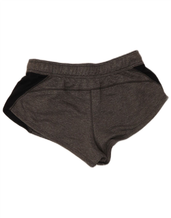 Under Armour Womens Sport Shorts UK 14 Medium Grey Colourblock Polyester