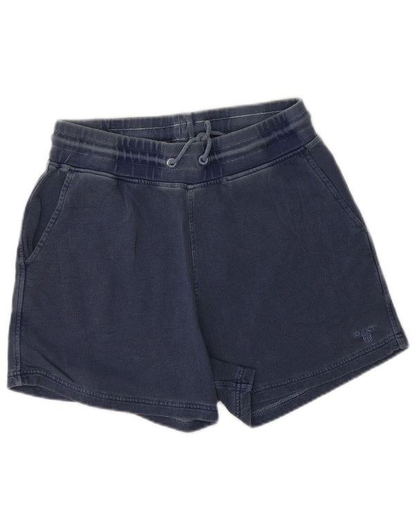 GANT Womens Sport Shorts UK 10 Small  Navy Blue