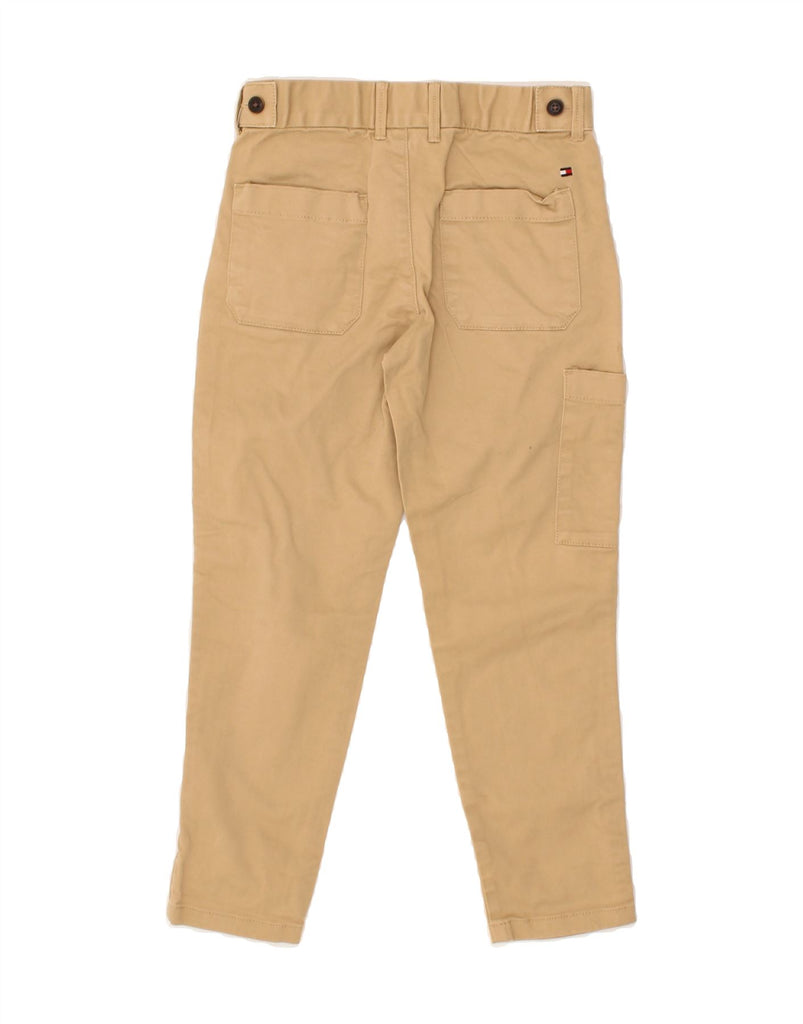 TOMMY HILFIGER Boys Slim Chino Trousers 7-8 Years Beige Cotton | Vintage Tommy Hilfiger | Thrift | Second-Hand Tommy Hilfiger | Used Clothing | Messina Hembry 