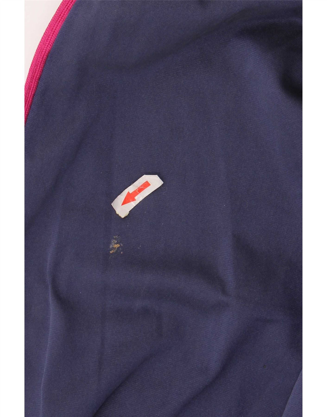 Asics Mens Graphic Tracksuit Top Jacket Large Navy Blue Colourblock
