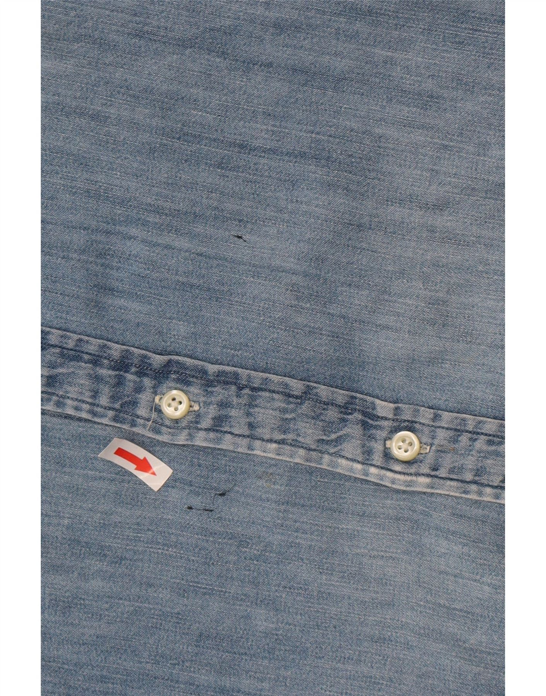 Ralph Lauren Mens Slim Fit Denim Shirt XL Blue Cotton