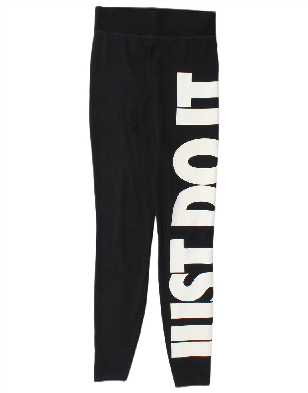 Nike Womens Graphic Leggings UK 4 XS  Black Cotton