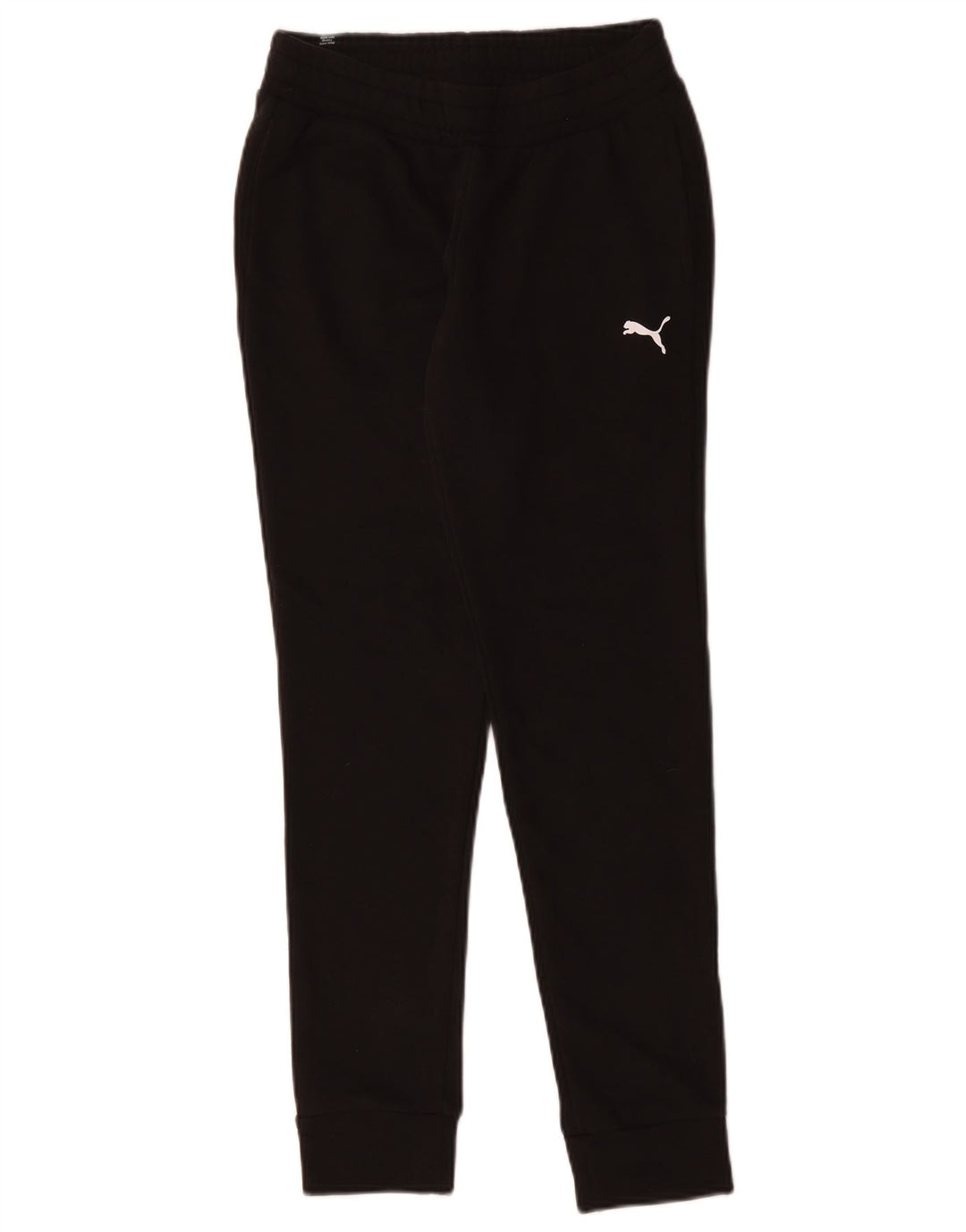 PUMA Womens Tracksuit Trousers Joggers UK 6 XS  Black Cotton