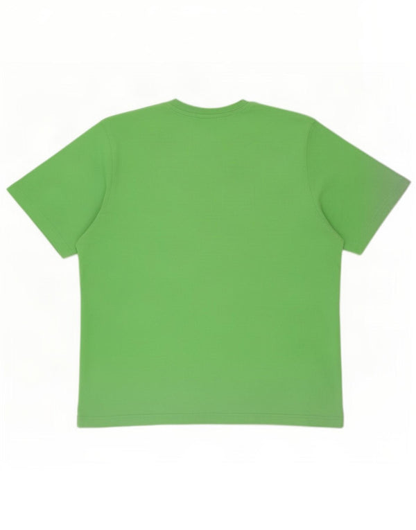 Adidas Mens T-Shirt Top XL Green Cotton