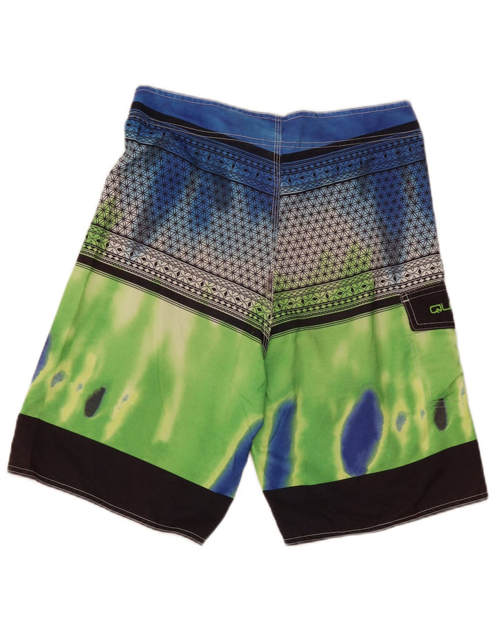 Quiksilver Mens Graphic Swimming Shorts Medium Multicoloured Colourblock
