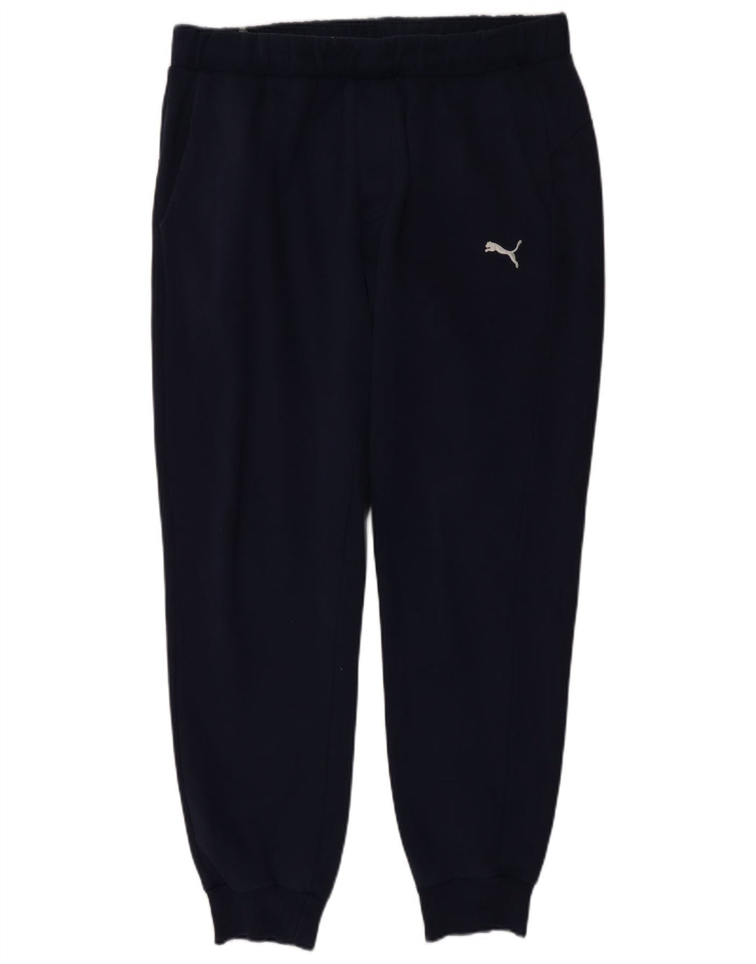 Puma Mens Tracksuit Trousers Joggers Large Navy Blue Cotton