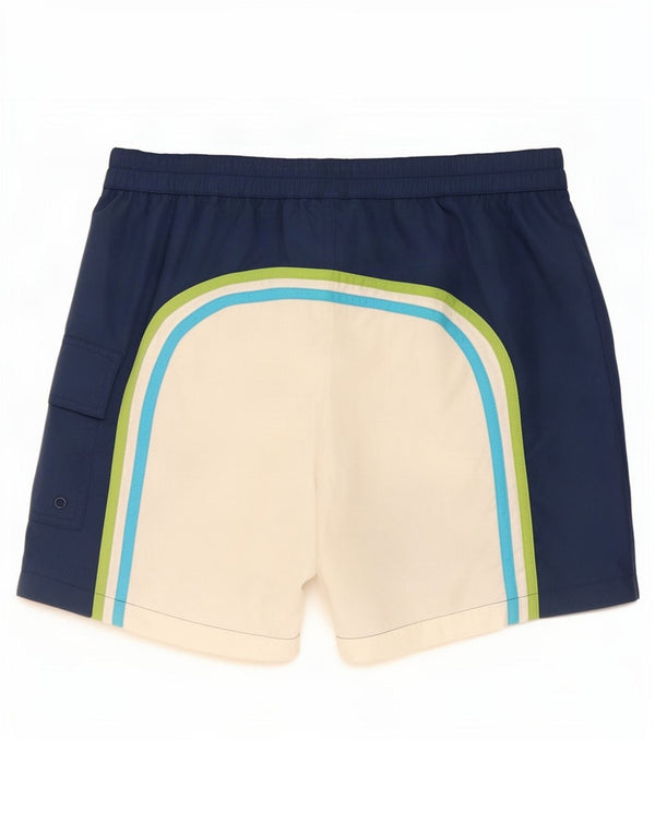 Spalding Mens Swimming Shorts XL Navy Blue Colourblock Polyester