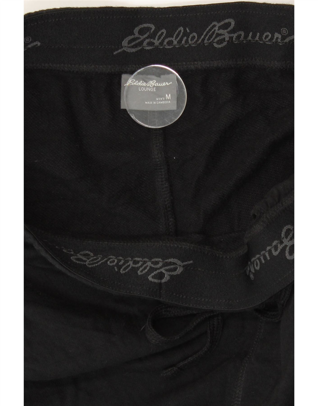 Eddie Bauer Mens Sport Shorts Medium Black Cotton