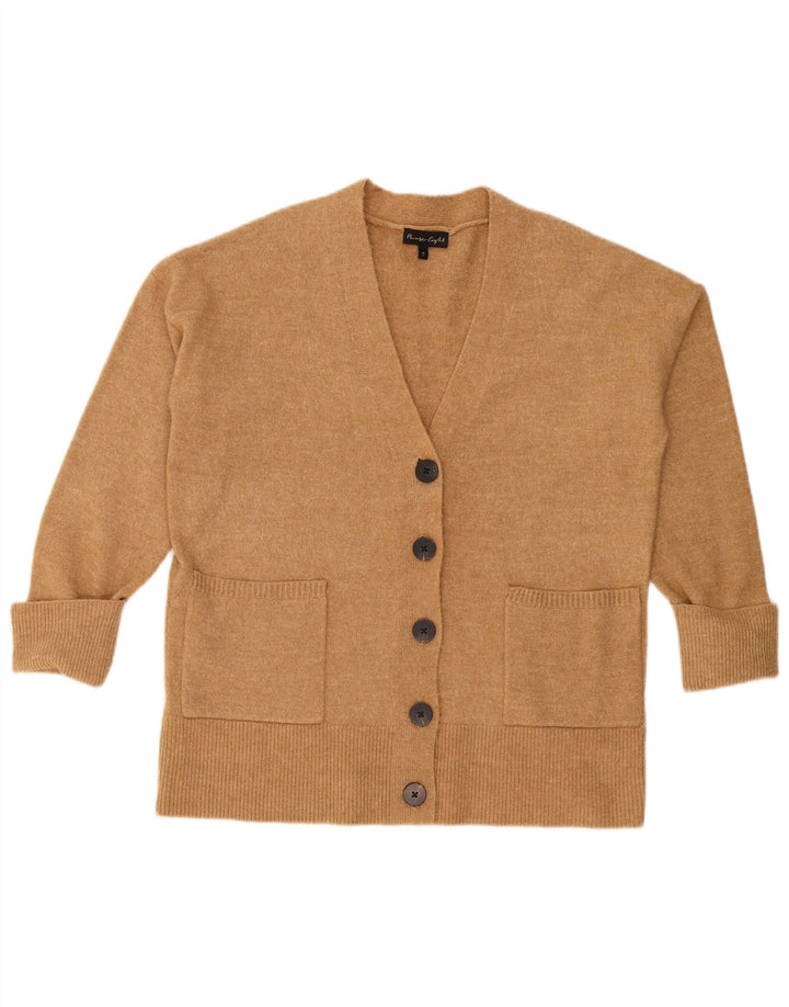 PHASE EIGHT Womens Oversized Cardigan Sweater UK 10 Small Beige Acrylic