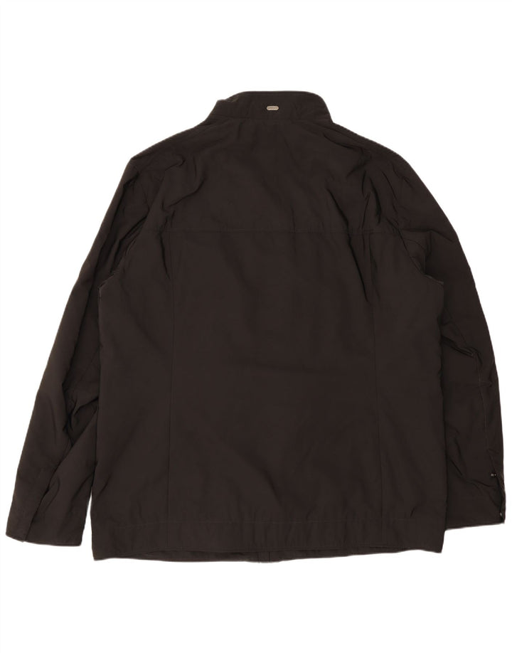 Hugo Boss Mens Utility Jacket UK 46 3XL Black Polyamide