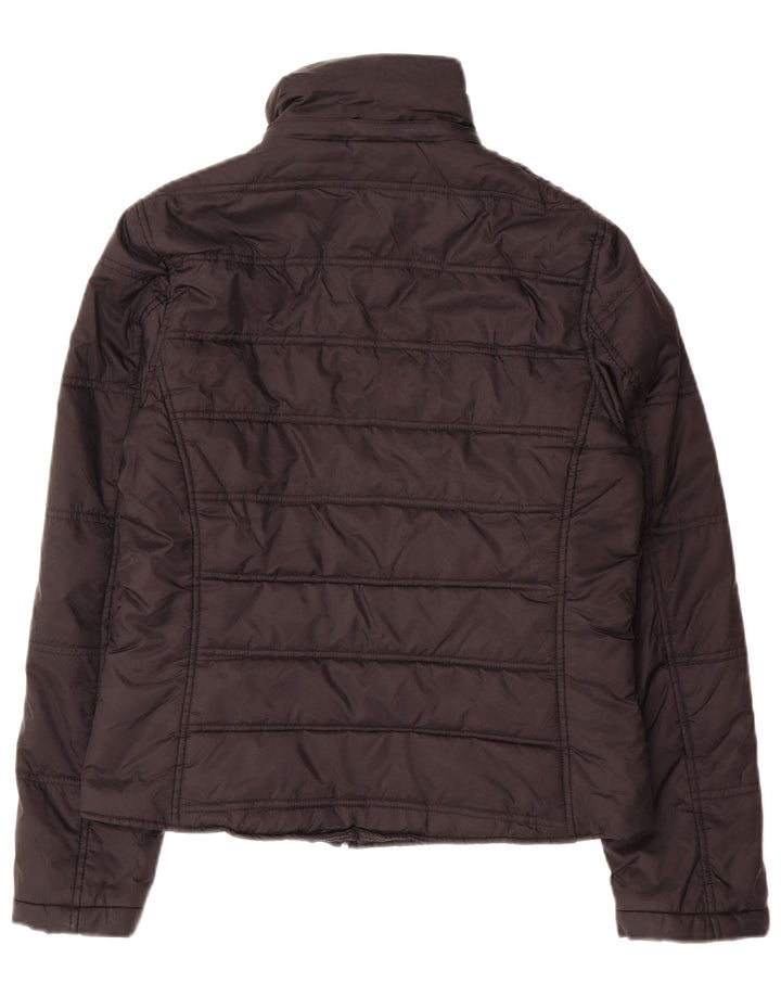 Zara Womens Padded Jacket UK 16 Large Black Nylon