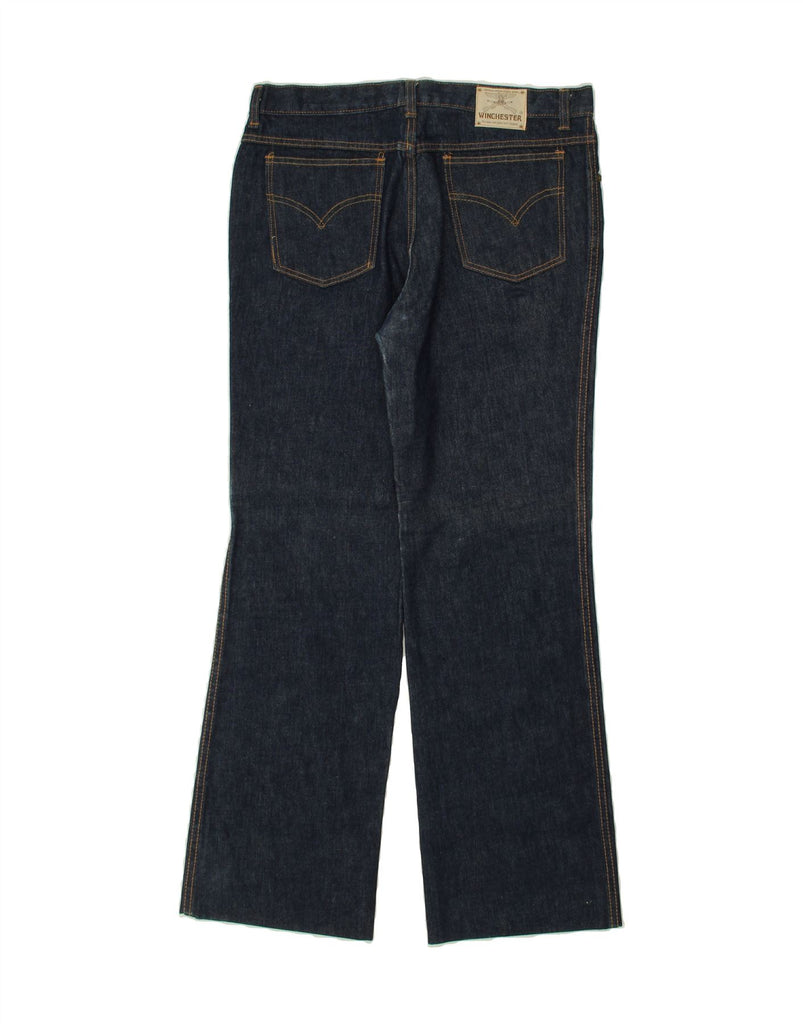 WINCHESTER Mens Straight Jeans IT 52 XL W32 L30 Navy Blue Cotton Vintage Winchester and Second-Hand Winchester from Messina Hembry 