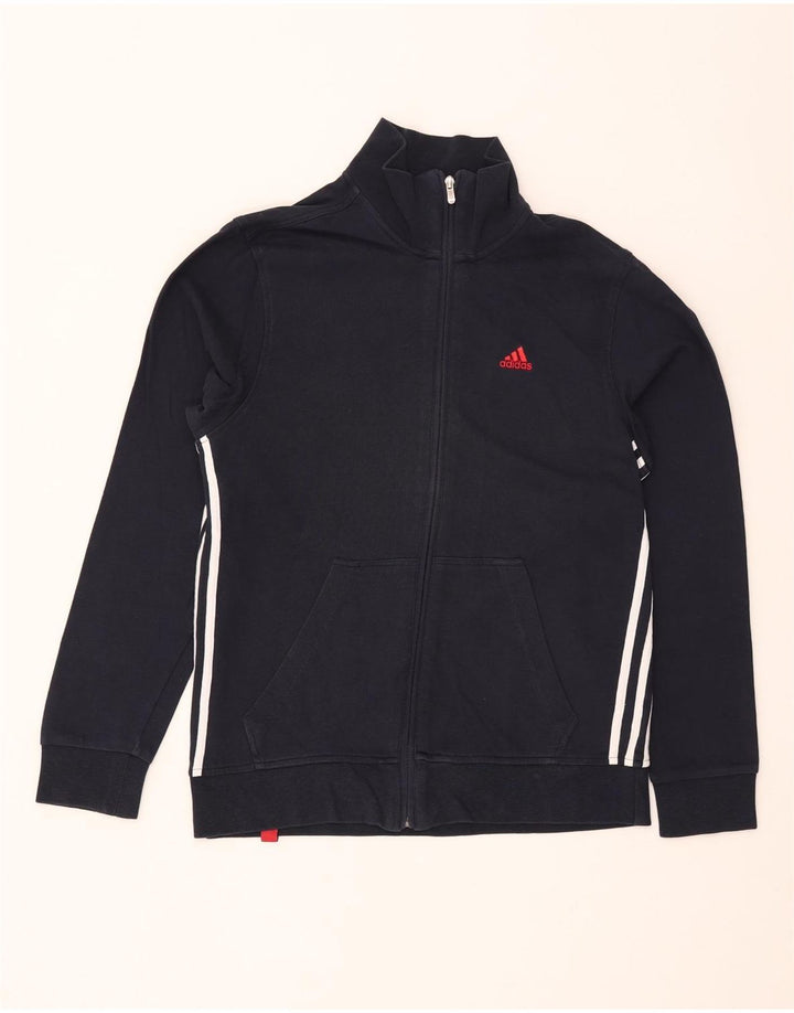Adidas Mens Tracksuit Top Jacket U 36/38 Small Navy Blue