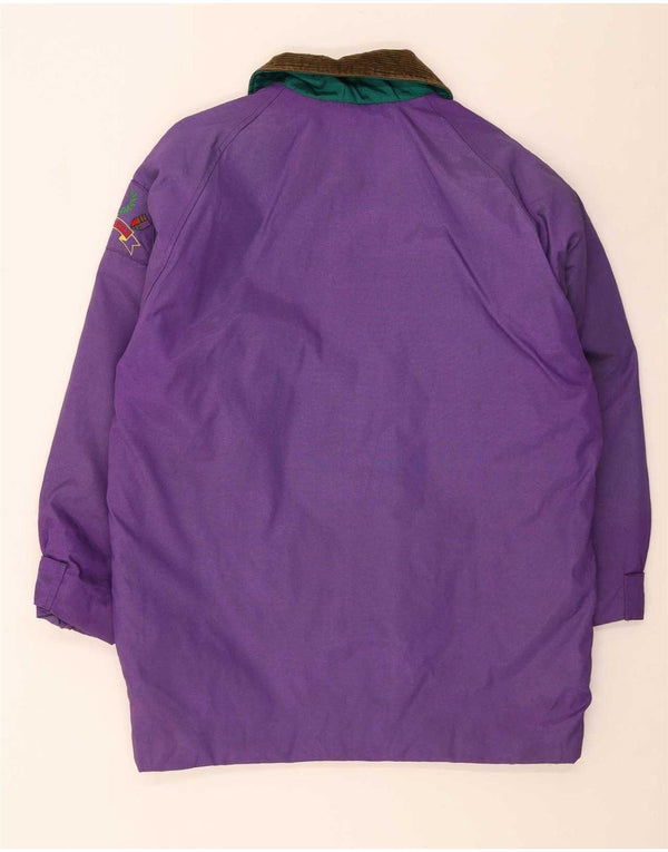 Carrera Mens Loose Fit Windbreaker Jacket UK 36 Small Purple Polyamide