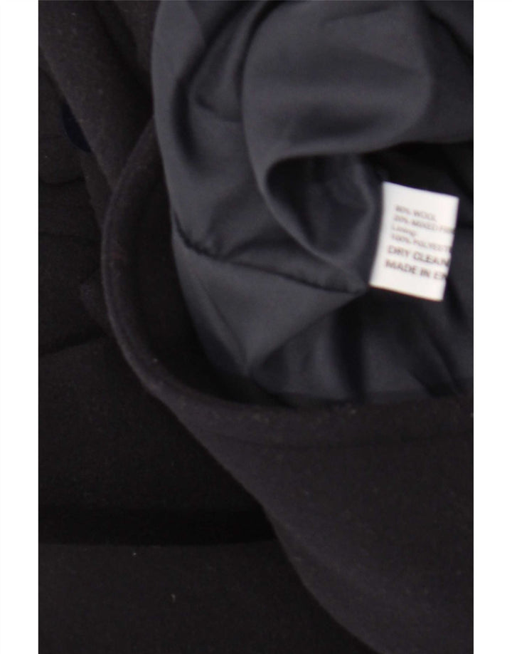Admyra Womens Double Breasted Coat UK 14 Large Navy Blue Wool