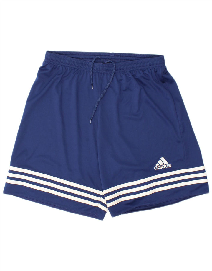 ADIDAS Mens Climalite Sport Shorts Medium  Navy Blue Polyester