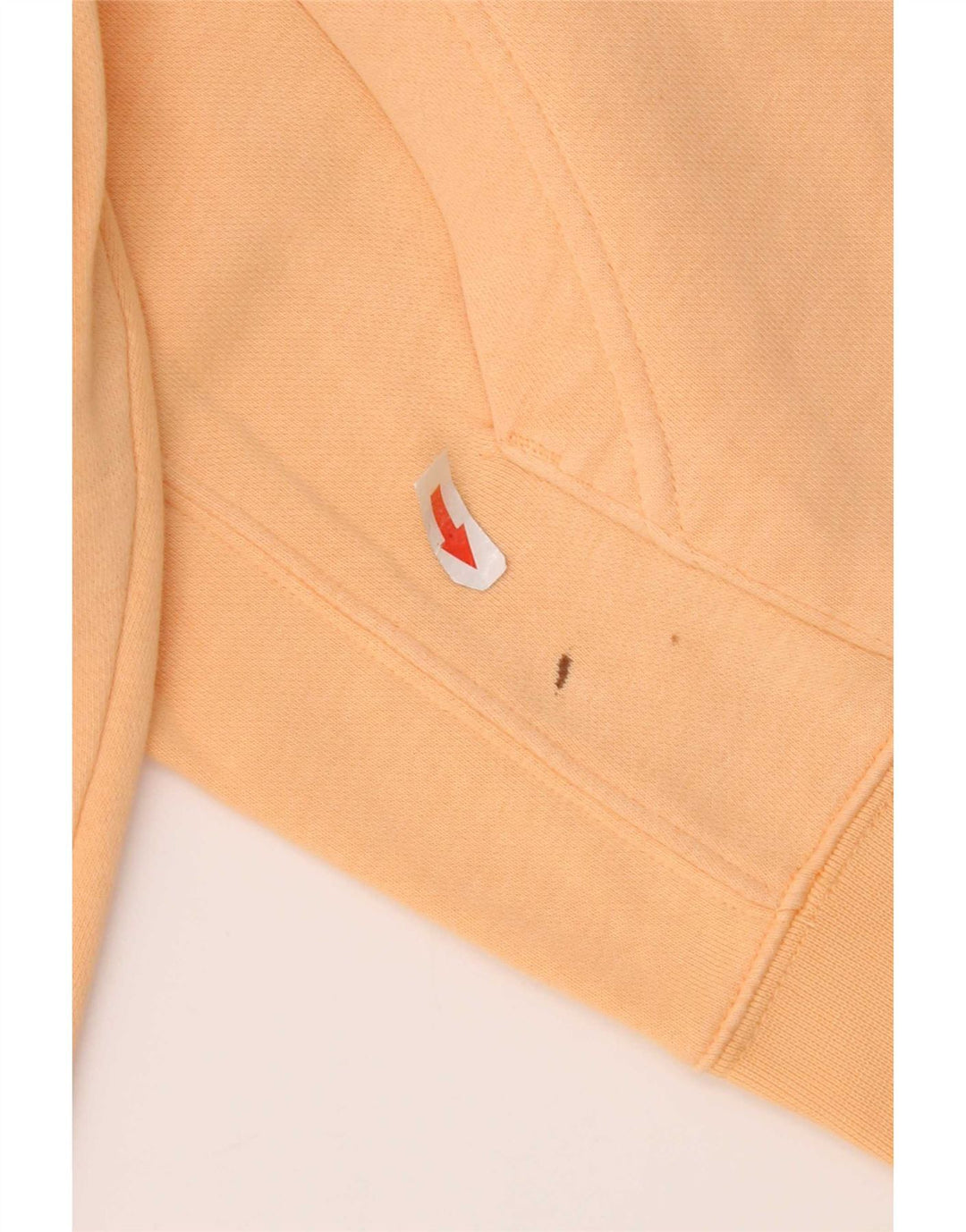Nike Mens Hoodie Jumper Medium Orange Cotton