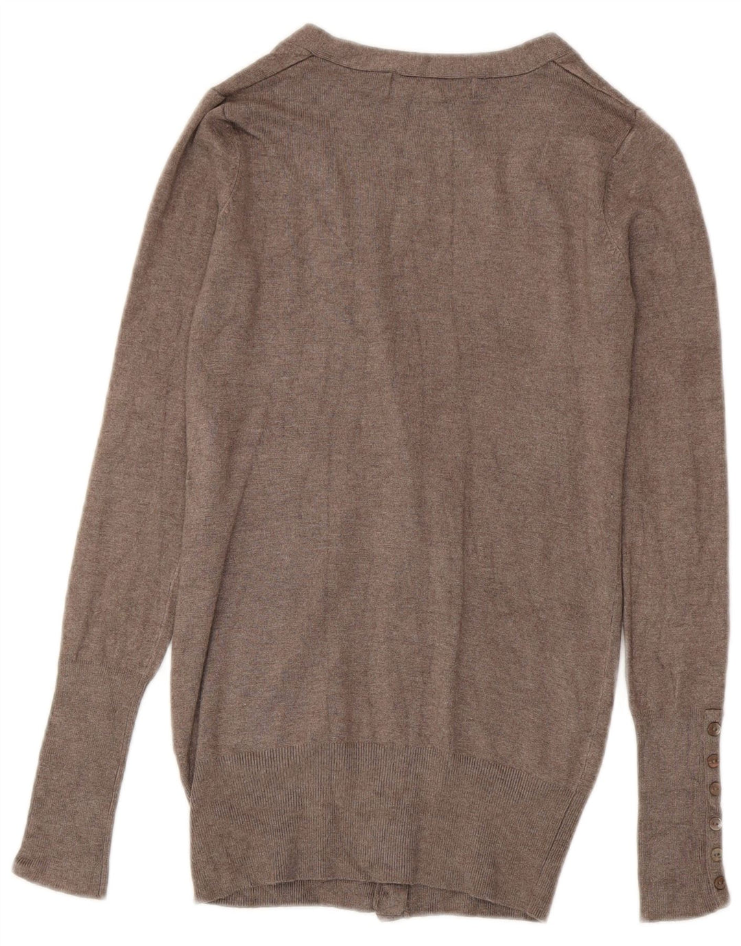 ZARA Womens Cardigan Sweater UK 10 Small Grey Rayon