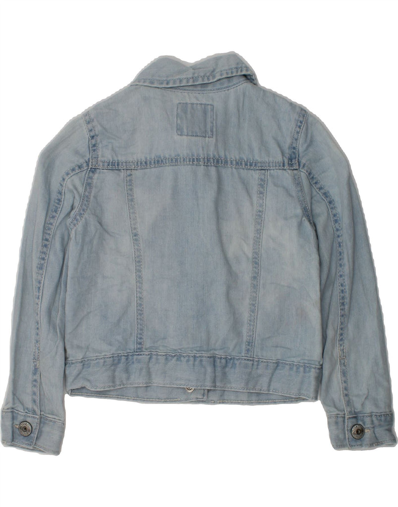 OSH KOSH Girls Denim Jacket 4-5 Years Blue Cotton | Vintage Osh Kosh | Thrift | Second-Hand Osh Kosh | Used Clothing | Messina Hembry 