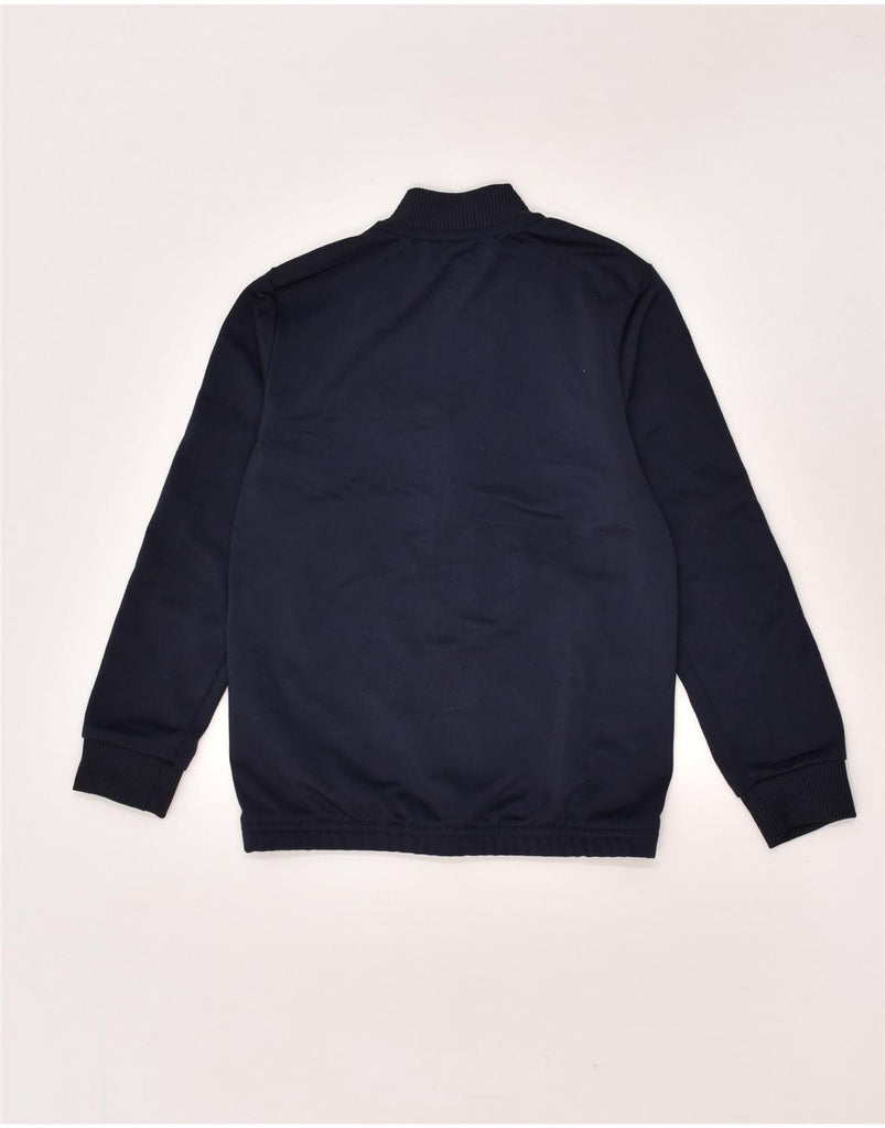 ADIDAS Boys Tracksuit Top Jacket 7-8 Years Navy Blue Colourblock Polyester | Vintage Adidas | Thrift | Second-Hand Adidas | Used Clothing | Messina Hembry 