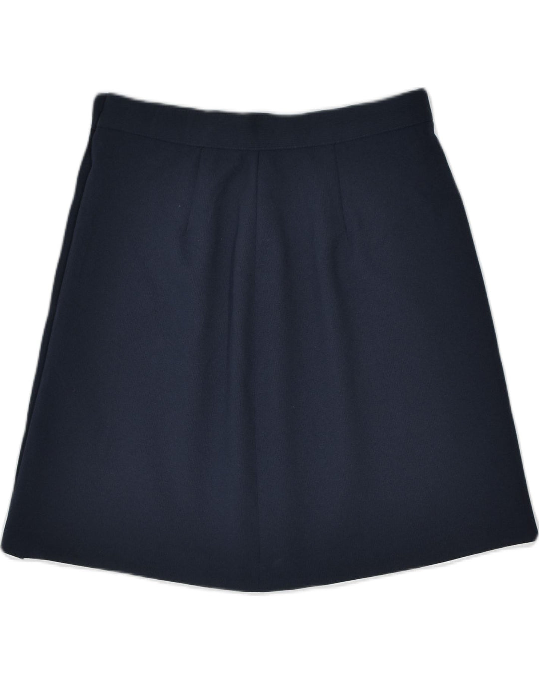 VINTAGE Womens High Waist Pencil Skirt IT 46 Large W28 Navy Blue Polyester | Vintage | Thrift | Second-Hand | Used Clothing | Messina Hembry 