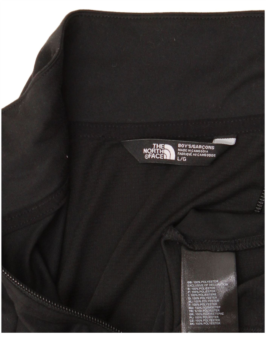 The North Face Boys Graphic Pullover Tracksuit Top 11-12 Years Large Black