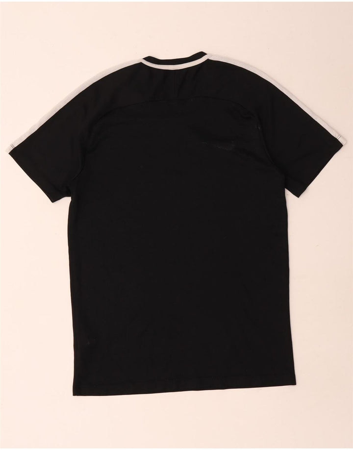 Nike Mens Dri Fit T-Shirt Top Medium Black Colourblock Polyester