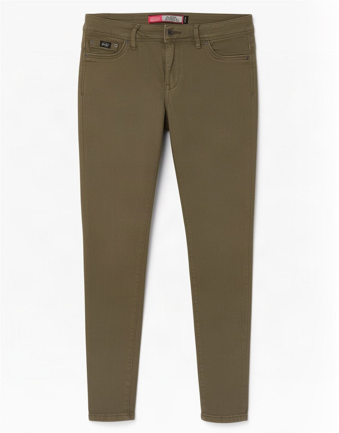 Superdry Womens Alexia Jegging Jeans W30 L32 Khaki Cotton