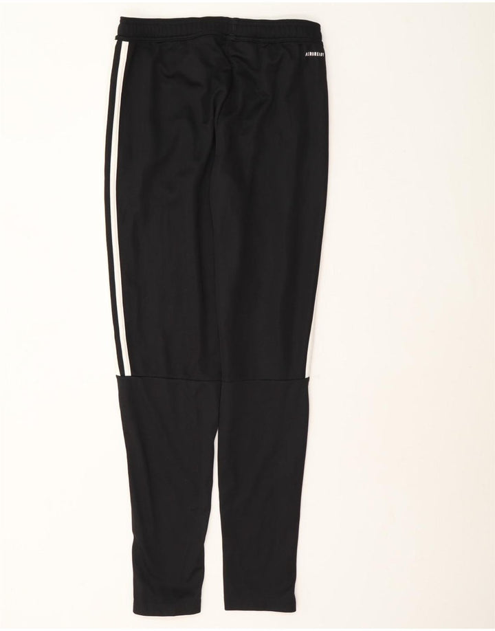 Adidas Mens Aeroready Tracksuit Trousers Small Black Polyester