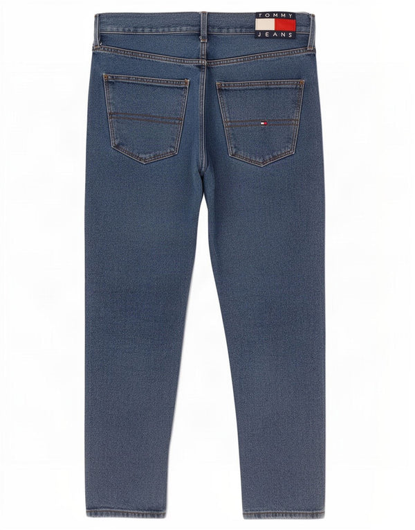 Tommy Hilfiger Mens Straight Jeans W32 L27 Blue Cotton