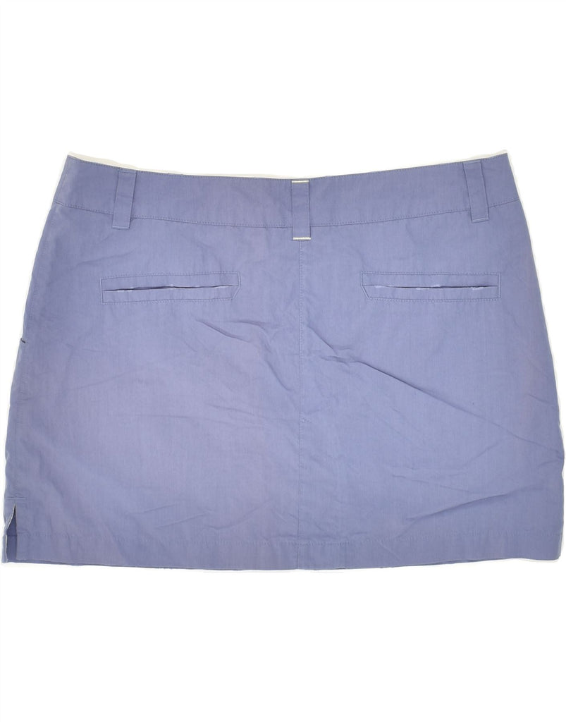 FILA Womens Low Waist Mini Skirt UK 10 Small W31 Blue Cotton | Vintage Fila | Thrift | Second-Hand Fila | Used Clothing | Messina Hembry 