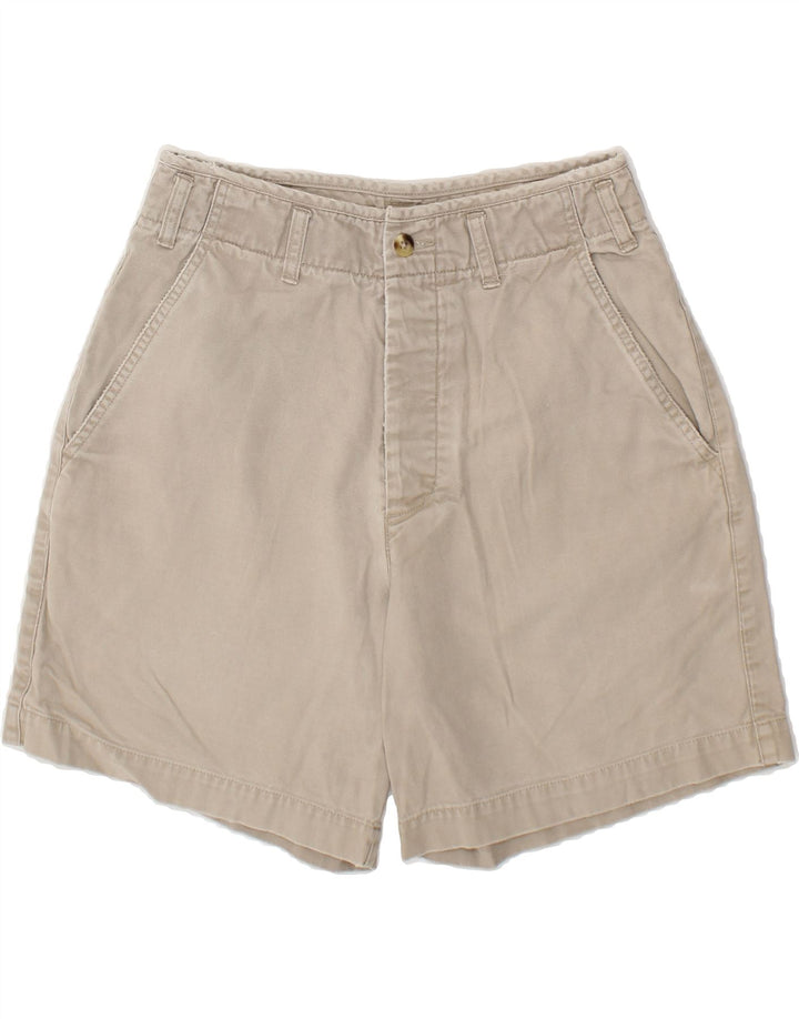EDDIE BAUER Womens Chino Shorts US 8 Medium W28  Grey Cotton Vintage Eddie Bauer and Second-Hand Eddie Bauer from Messina Hembry 
