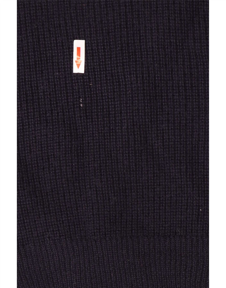 Marina Yachting Mens Turtle Neck Jumper Sweater EU 38 Medium Blue Nautical
