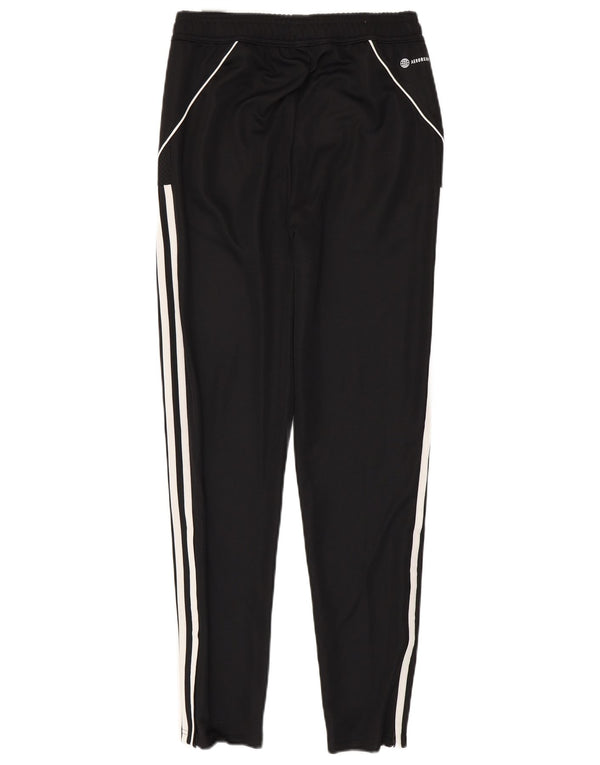 ADIDAS Boys Crusaders F.C. Graphic Tracksuit Trousers 13-14 Years Black