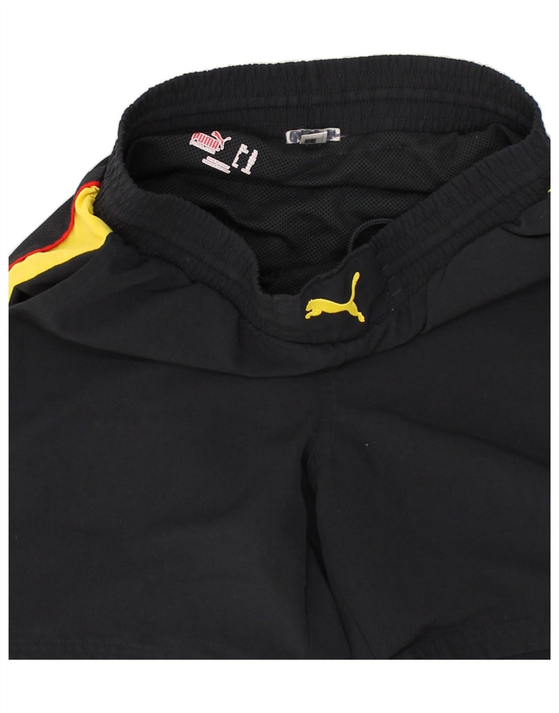 PUMA Boys Sport Shorts 11-12 Years Black | Vintage Puma | Thrift | Second-Hand Puma | Used Clothing | Messina Hembry 