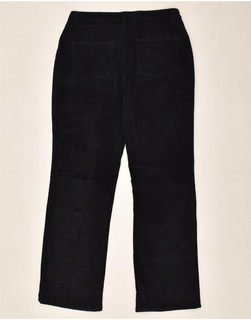 L.L.BEAN Womens Tall Straight Casual Trousers US 12 Large W32 L31 Black | Vintage L.L.Bean | Thrift | Second-Hand L.L.Bean | Used Clothing | Messina Hembry 