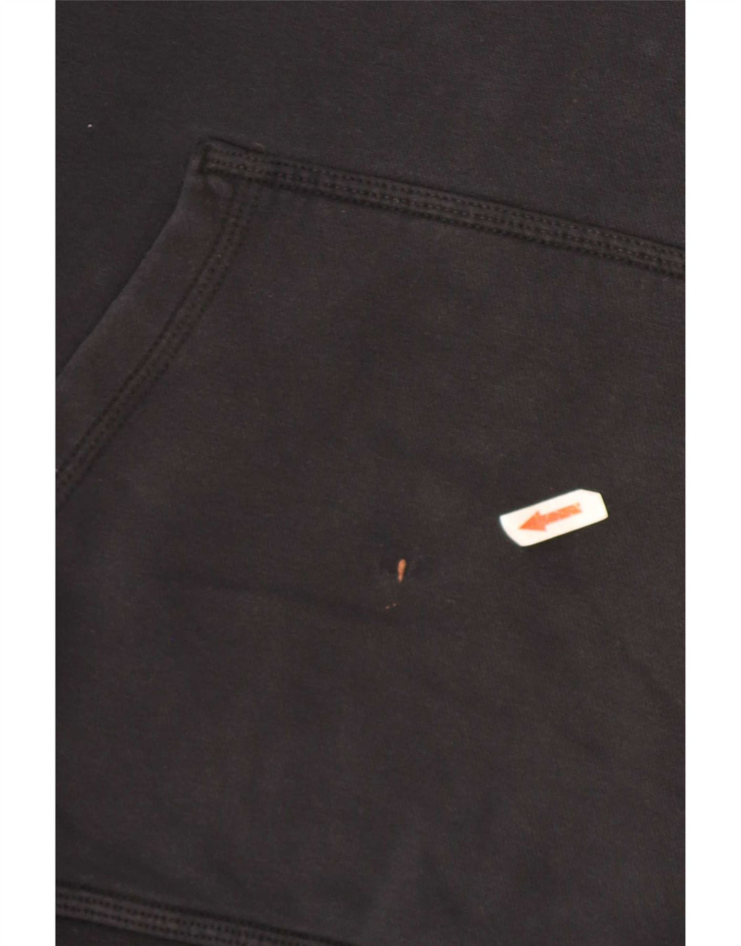 Nike Mens Hoodie Jumper Medium Black Cotton