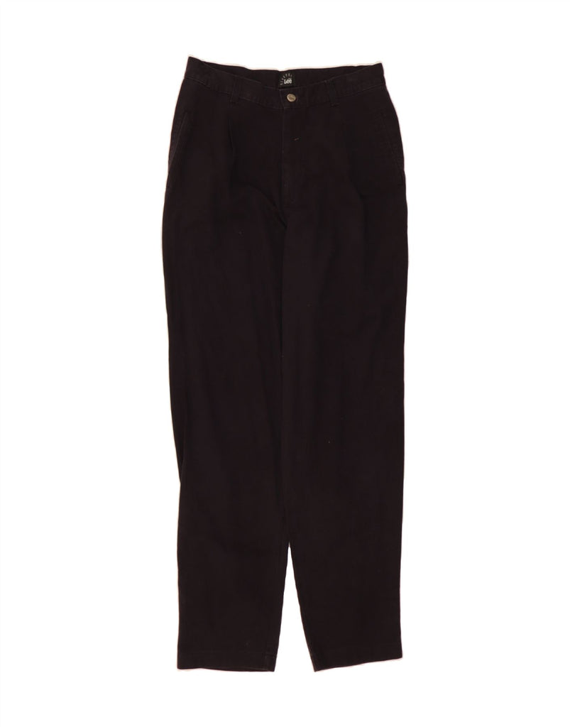 LEE Womens High Waist Pegged Chino Trousers US 14 XL W30 L32 Black Cotton Vintage Lee and Second-Hand Lee from Messina Hembry 