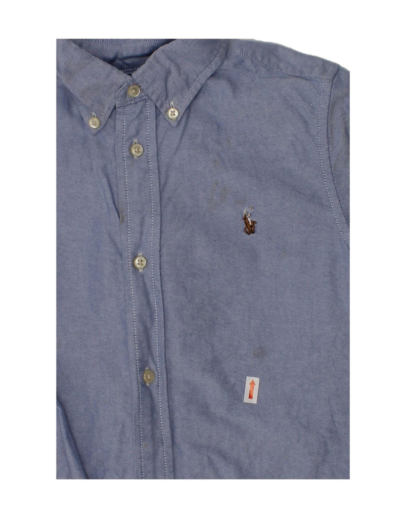 RALPH LAUREN Boys Shirt 6-7 Years Blue Cotton | Vintage Ralph Lauren | Thrift | Second-Hand Ralph Lauren | Used Clothing | Messina Hembry 